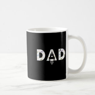 Dad Space Themed Birthday Party Shirt Funny Cute D Coffee Mug