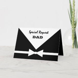 DAD - Special Request - Be My Best Man Invitation