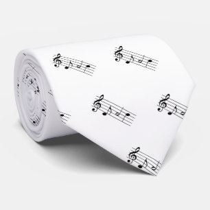 Dad spelled in Music Notes Tie