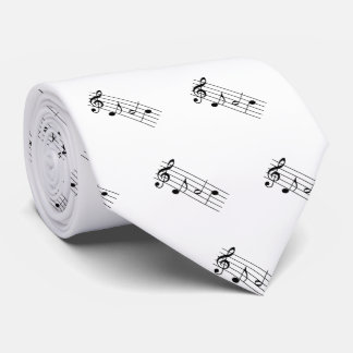 Dad spelled in Music Notes Tie