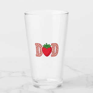 Dad Strawberry Lettering Vector Shirt Design_1 Glass