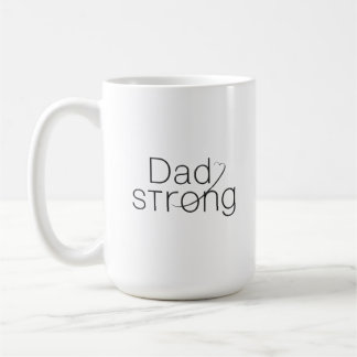 Dad Strong Cancer Awareness Mug – Inspirational Gi