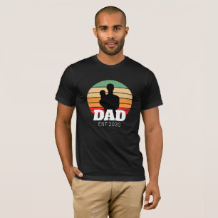 Dad Sunset Silhouette Est T-Shirt