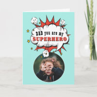 Dad Superhero Cartoon Speech Bubble Fathers day