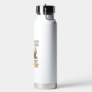 Dad Tax Funny Fast Food Dad Quote Vector Design_1 Water Bottle