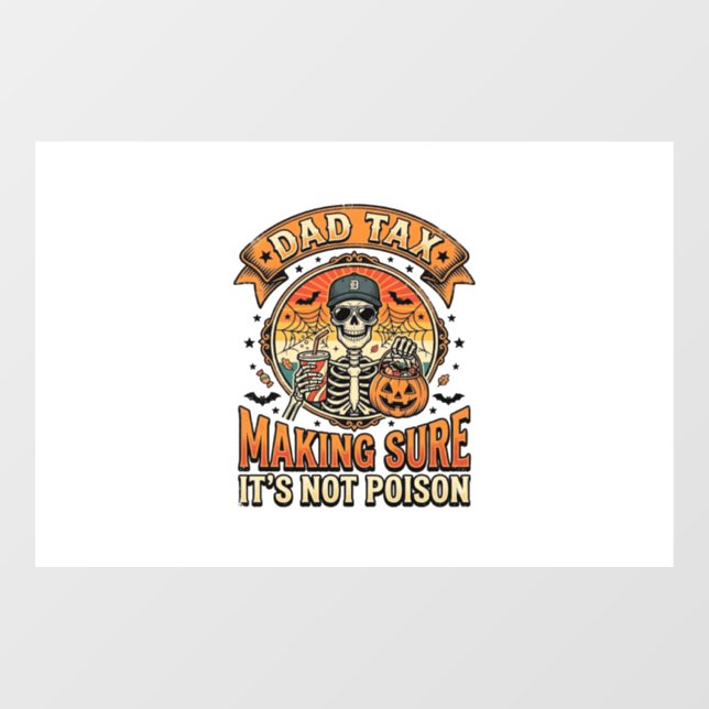 Dad Tax Funny Halloween Skeleton Candy_1 (Sheet)