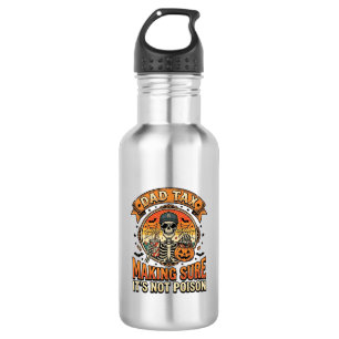 Dad Tax Funny Halloween Skeleton Candy_1 532 Ml Water Bottle