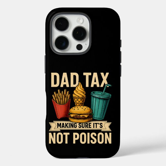 Dad Tax Making Sure It's Not Poison Father's Day Case-Mate iPhone Case (Back)