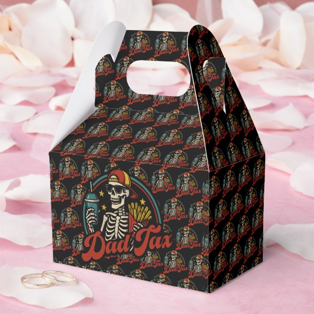 Dad Tax Making Sure It's Not Poison Skeleton Favour Box (Wedding)