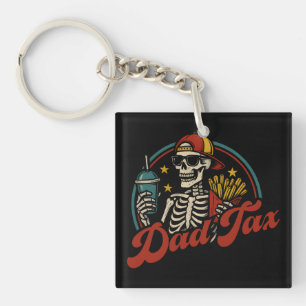 Dad Tax Making Sure It's Not Poison Skeleton Key Ring