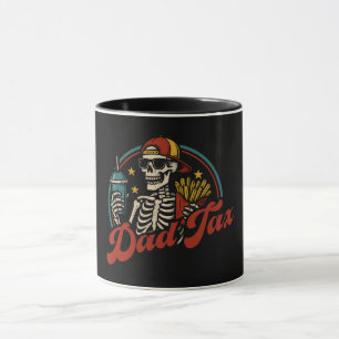 Dad Tax Making Sure It's Not Poison Skeleton Mug
