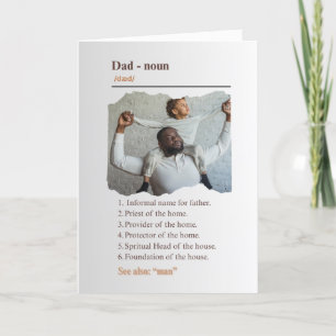 Dad Thank You Card