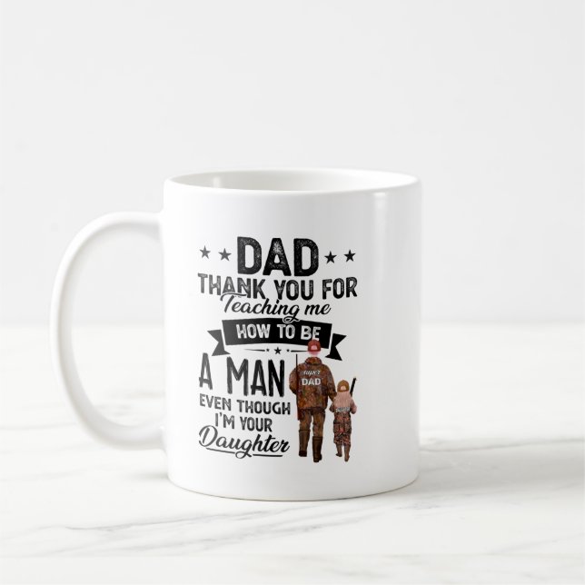 Dad thank you for shirt coffee mug (Left)