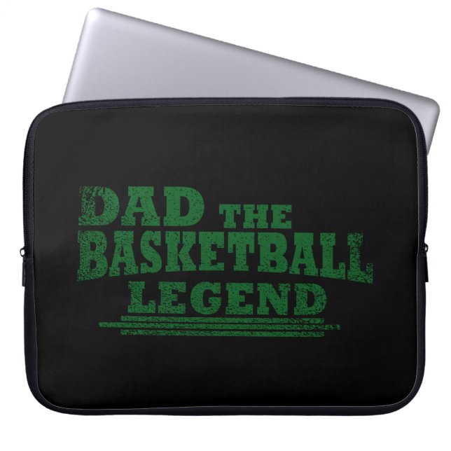 dad the basketball legend laptop sleeve (Front)