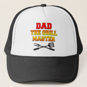 Dad The Grill Master Trucker Hat