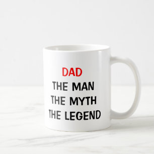 Dad the man myth legend mug