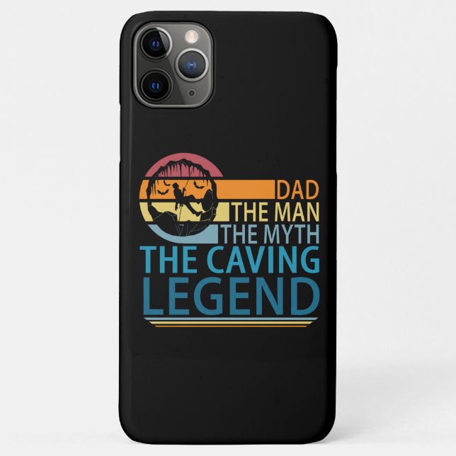 Dad The Man The Myth The Caving Legend Case-Mate iPhone Case (Back)