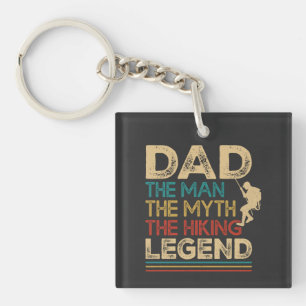 Dad The Man The Myth The Hiking Legend Key Ring