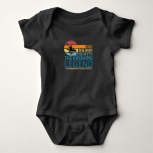 Dad The Man The Myth The Kayaking Legend Baby Bodysuit