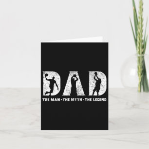Dad The Man The Myth The Legend Father's Day  Card