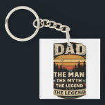 Dad The Man The Myth The Legend Funny Father Phone Key Ring<br><div class="desc">A stylish and funny “Dad The Man The Myth The Legend” phone case design. Perfect for dads who love showing their legendary status. This retro vintage style design makes a great gift for Father’s Day, birthdays, or any special occasion. A cool and unique phone case for fathers, husbands, and proud...</div>