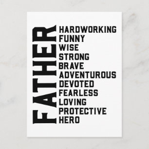 Dad the man the myth the legend pa dad men daddy postcard