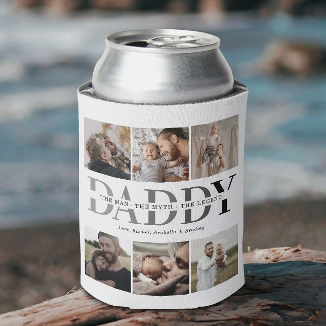 Dad The Man The Myth The Legend Photo Can Cooler (Creator Uploaded)