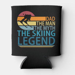Dad The Man The Myth The Skiing Legend Can Cooler