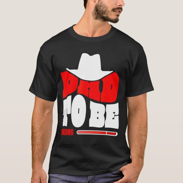 Dad To Be 2026 Dad Loading Funny New Dad  T-Shirt (Front)