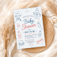 Dad To Be BBQ Baby Shower Backyard Cookout