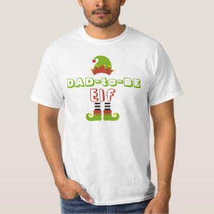Dad to Be Elf Christmas Xmas Holiday Cute T-Shirt