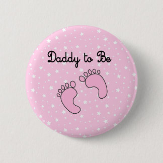 Dad to Be (Girl) 6 Cm Round Badge