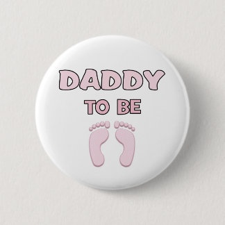 Dad to Be (Girl) 6 Cm Round Badge