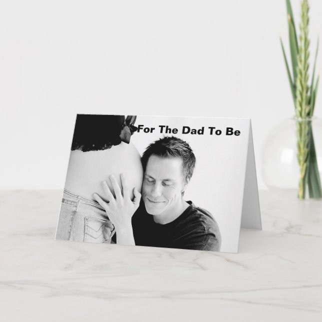  DAD TO BE HAPPY FATHER'S DAY CARD (Front)