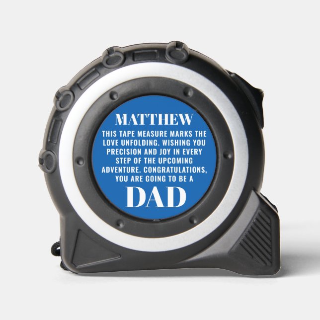 Dad-to-be Pregnancy Reveal to Husband Blue Custom 1 (Front)