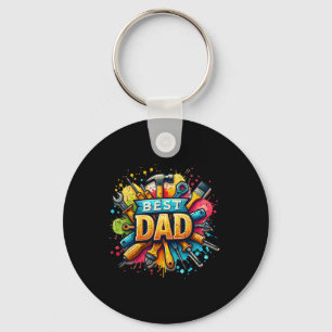 Dad Tools Craftsman Dad Daddy Father Fathers Day Key Ring