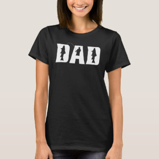 Dad Trout Fishing - Funny Daddy Bass Fisherman Fat T-Shirt