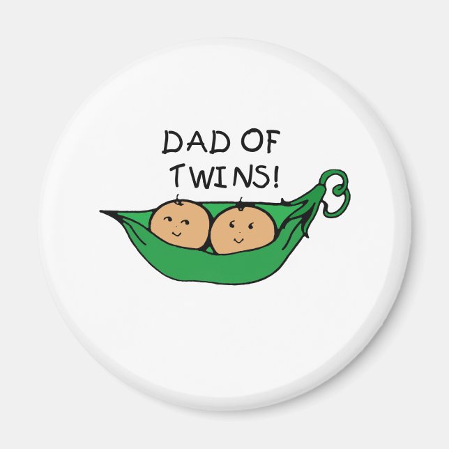 Dad Twin Pod Magnet (Front)