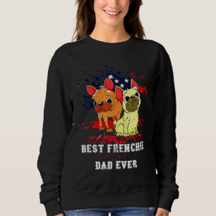 Dad Usa French Bulldog Sweatshirt