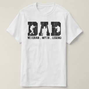 dad veteran myth legend T-Shirt