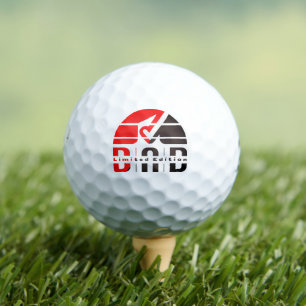 Dad Vintage & Retro: Fatherhood as Visual Emotion Golf Balls