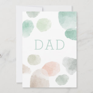 Dad. Watercolor pastel abstract Happy fathers day
