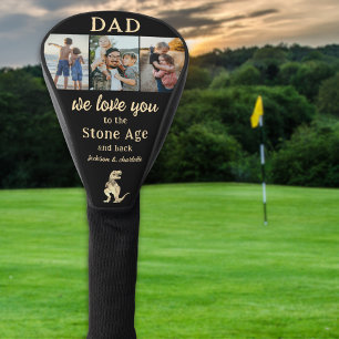 Dad We Love You 3 Photo Collage Golf Head Cover
