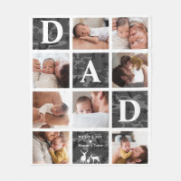 Dad We Love You | Modern 8 Photo Black Camo Deer