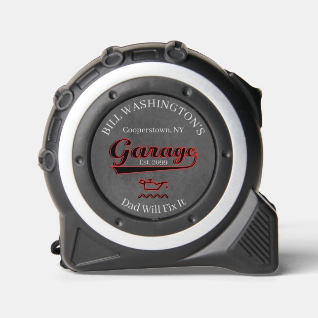Dad Will Fix It Garage Tape Measure 1 (Front)