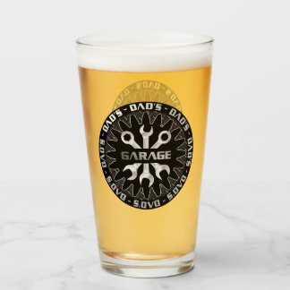 Dad Will Love This! Garage Bar Lounge Soda Beer Glass