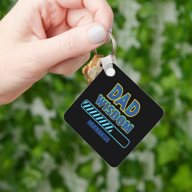 Dad Wisdom Loading Key Ring (Hand)