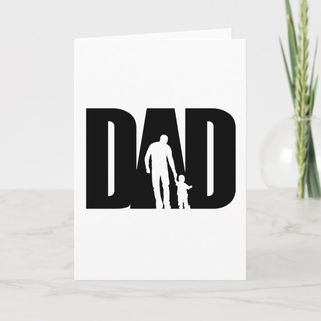 Dad With Son Shirt Father's Day Gifts For Dad Card (Front)
