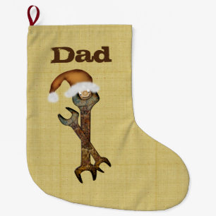 Dad Wrenches Christmas Stocking