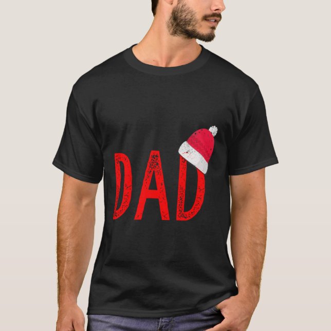 Dad - Xmas Pjs - Christmas Pyjamas And Xmas Pj Fam T-Shirt (Front)